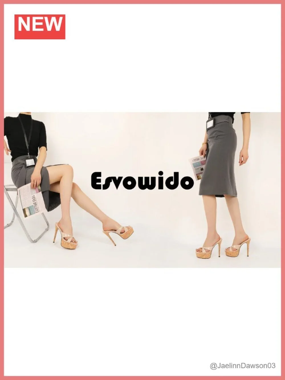 Cork Platform Stiletto Heels Open Toe Mules Slip On Sandals